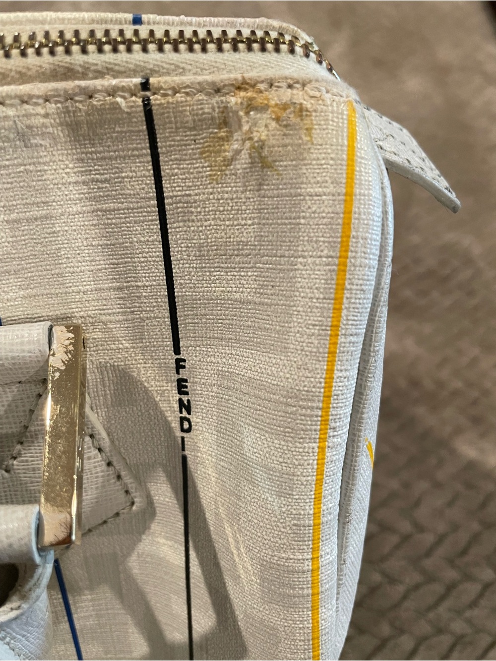 Fendi Zucca Spalmati or Forever Bauletto Boston bag - Picture 13 of 16